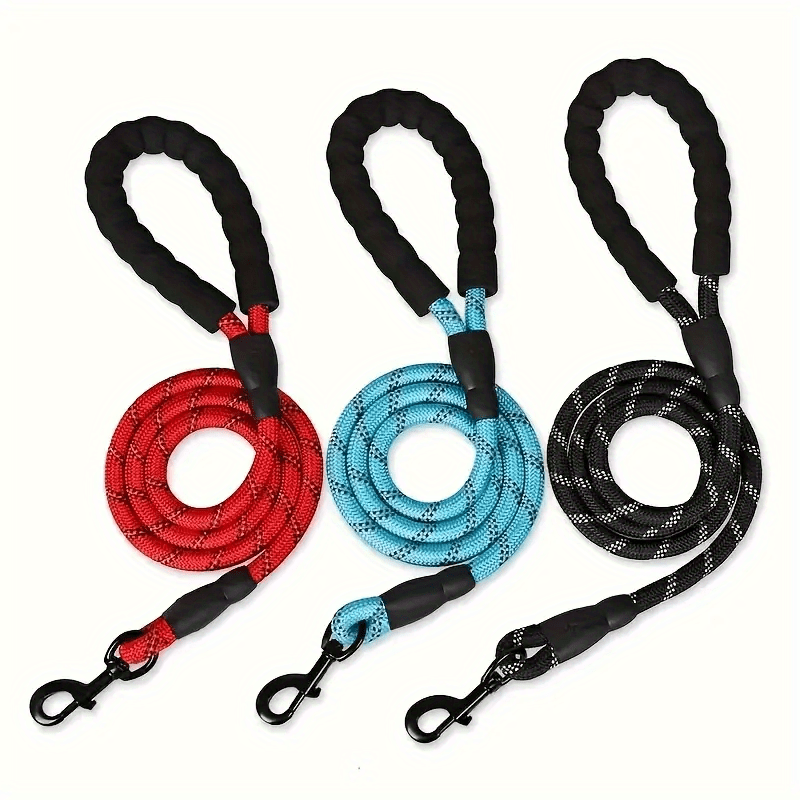 Durable Reflective Dog Leash - Adjustable & Heavy Duty, Strong Leash for All Dog Sizes, Night Safety & Comfort