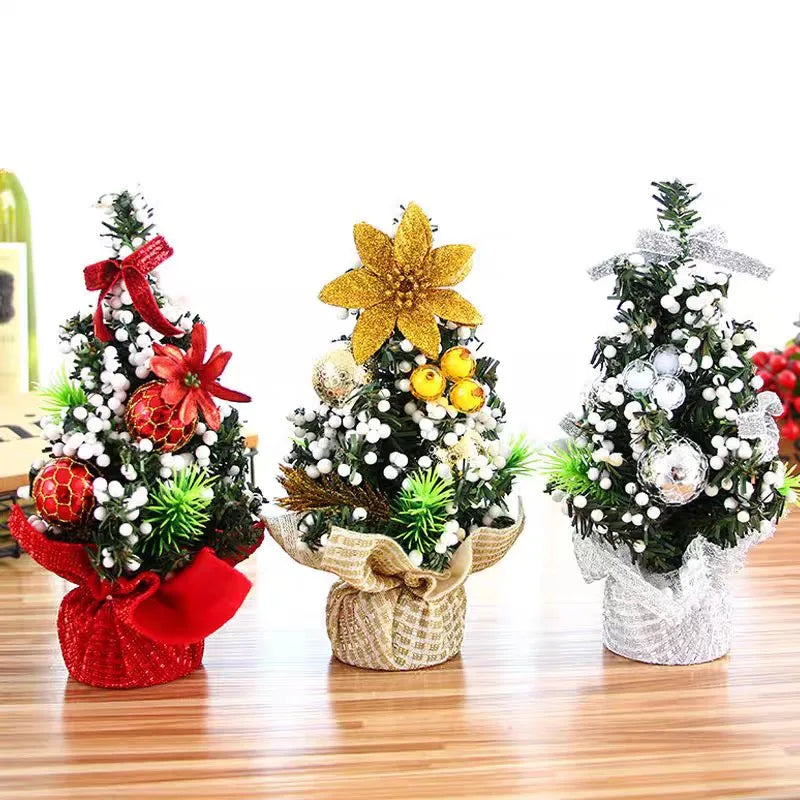 20cm Tabletop Christmas Tree Ornaments Bowknot Foam Ball Christmas Flower Ball Living Room Bedroom Holiday DIY Xmas Party Decor