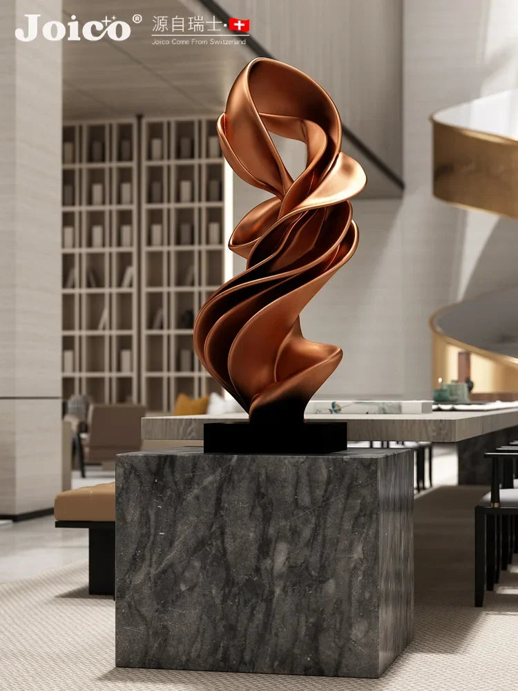 Swiss ornament modern art abstract sculpture living room corridor aisle hotel lobby floor decoration