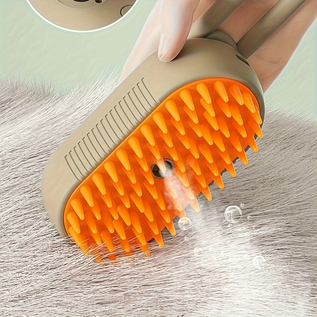 Automatic Pet Hair Removal & Anti-Static Massage Comb for Dogs and Cats – Gentle Grooming, Reduces Shedding