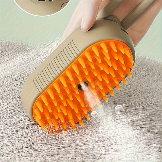 Automatic Pet Hair Removal & Anti-Static Massage Comb for Dogs and Cats – Gentle Grooming, Reduces Shedding